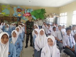 Korem 045/Gaya Latihkan Kepemimpinan “Pembentukan Karakter Pengurus OSIS SMA 1 Pangkalan Baru