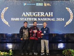 Beltim Raih Nilai Kategori BAIK Untuk Nilai Indeks Pembangunan Statistik Tahun 2024 Penganugerahan Anindhita Wistara Data (AWD) 2024