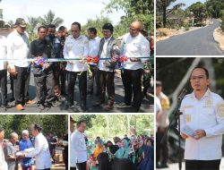 Permudah Akses Masyarakat, Bupati Bangka Tengah Resmikan Jalan Cambai