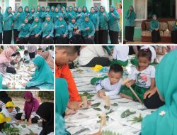 Pacu Kreativitas Anak, TP-PKK Bateng Gelar Edukasi Ecoprint Praktis