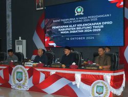 DPRD Beltim Sahkan Alat Kelengkapan Dewan