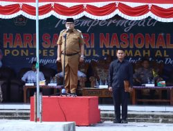 Pj Bupati Bangka Pimpin Upacara Hari Santri Nasional 2024