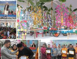 Kirab 1.000 Telur dan Nganggung di Desa Batu Belubang, Plt. Bupati Bateng Titip Jaga Warisan Budaya