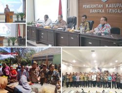 Pj. Gubernur Babel ke Bangka Tengah, Plt. Bupati Sampaikan Komitmen Majukan Desa
