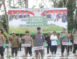 Manfaatkan Lahan Kosong Untuk Swasembada Pangan, Pj Gubernur Sugito Tanam Bibit Cabai Bersama Kapolda