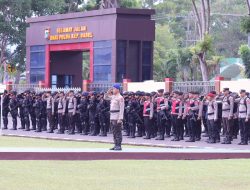 Jelang Pilkada 2024, Polda Babel Gelar Apel Pergeseran Pasukan