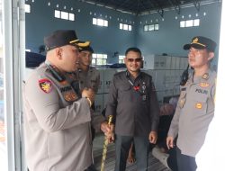 Kapolres Beltim Pantau Proses Sortir dan Lipat Surat Suara