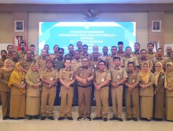 Kepala Perangkat Daerah Pemkab Bangka Tandatangai Perkin Perubahan 2024