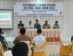 KPU Beltim Gelar Pertemuan Pendistribusian Logistik Pilkada 2024