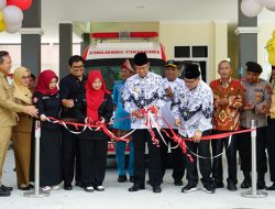 Resmikan Gedung PSC 119 Sepintu Sedulang, PJ Gubernur Berharap Perkuat Layanan Kesehatan