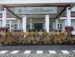 Pemkab Beltim Gelar Apel Pelepasan Pjs Bupati Beltim