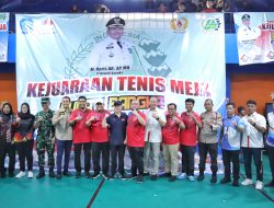 Buka Kejuaran Tenis Meja Bupati Bangka Cup 2024, Pj Bupati Ajak Junjung Sportifitas