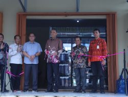 Peresmian Unit Usaha Bumdes Water, Desa Riding Panjang, Merawang, Jumat (24/1/2025)