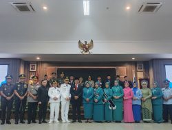 Pelantikan Pj Bupati Bangka Isnaini, S.Tr., SH., MM di Kantor Gubernur Babel, Senin (13/1/2025)