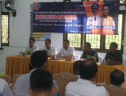 Pj Bupati menghadiri Pembukaan Musrenbangdes Desa Jurung Tahun 2025, Rabu (22/1/2025)