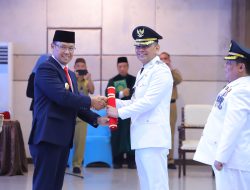 Isnaini, S.Tr., S.H., M.M, Direktur Keuangan Setjen (KPK) Resmi Jabat Pj Bupati Bangka Yang Baru