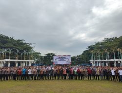 Pj Bupati Bangka Isnaini Hadiri Apel Deklarasi Penolakan Geng Motor Di Kab. Bangka