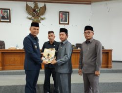 Pemkab Bangka Usulkan Dua Raperda Kepada Anggota DPRD Kabupaten Bangka