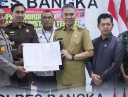 Forkopimda Bangka Deklarasikan Pembubaran Geng Motor