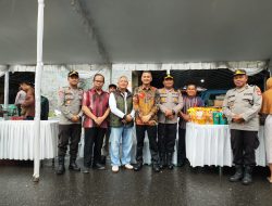 Pj Bupati dan Kapolres Bangka Pantau Pasar Murah di Taman Kota Sungailiat