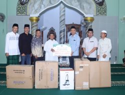 Safari Ramadhan Pemkab Bangka ke Masjid Istiqomah, Desa Tiang Tara, Jumat (21/3/2025)