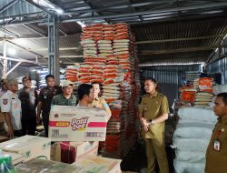 Monitoring ketersediaan sembako di Kabupaten Bangka menjelang Hari Raya Idul Fitri 1446 H, Selasa (25/03/2025).