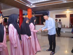 Pemkab Bangka gelar Berbuka Puasa dan Santuni Anak Yatim, di Rumah Dinas Bupati Bangka, Jumat (7/3/2025)