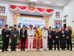 PJ Bupati Hadiri Paripurna istimewa DPRD Provinsi Penyampaian Pidato Gubernur Babel