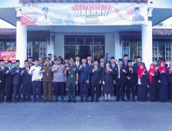 Upacara Peringatan Hari Otonomi Daerah ke 29 Tahun 2025, Senin (28/04/2025) di Halaman Kantor Bupati Bangka