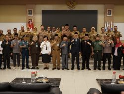 Pelantikan Thony Marza sebagai Penjabat Sekretaris Daerah Kabupten Bangka, Senin (14/4/2025) di Ruang Pertemuan Parai Tenggiri, Setda Bangka.