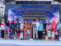 Pj Bupati Buka Kampanye Cegah Stunting Di Desa Mendo