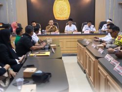Rakor persiapan penerimaan pendafataran bakal paslon Cabup dan Cawabup, Selasa (24/6/25) di KPU Kabupaten Bangka