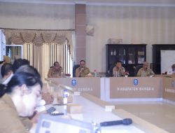 Pj Bupati Jantani Ali Pimpin Rakor Percepatan Penurunan Stunting di Kabupaten Bangka