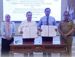 Penandatanganan Nota Kesepakatan Antara Pemerintah Kab.Bangka dengan Kejaksaan Negeri Bangka Bidang Perdata dan TUN Selasa (01/07/2025) di Ruang Pertemuan Parai Tenggiri