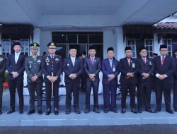 Upacara Peringatan Hari Kesaktian Pancasila, Rabu (01/10/2025) di Halaman Kantor Bupati Bangka.