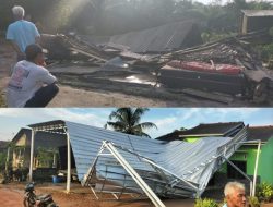 Dihantam Angin, 2 Rumah di Pemali Roboh – DemokrasiBabel.com