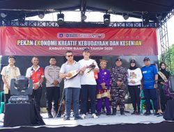 Pembukaan Even Pekan Ekonomi Kreatif Kebudayaan dan Kesenian (Paksian) tahun 2025, Jumat (14/11/2025) di Exotic Pantai Matras