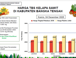 Update Harga Tandan Buah Segar (TBS) 04 Desember 2025