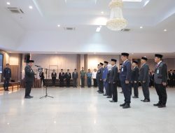 Lantik Pejabat Tinggi Pratama, Administrator, dan Pengawas, Gubernur Hidayat Arsani: Jadilah Pemimpin yang Inspiratif