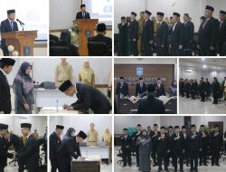 Sempurnakan Jajaran Kepala Perangkat Daerah, Bupati Bangka Tengah Lantik 13 Pejabat Baru
